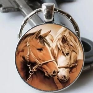 Horse keychain